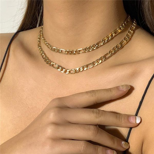 chokers gothic punk hollow out geometric women's neck chain korean stylish cross combination set necklace party gifts, Golden;silver
chokers gothic punk hollow out geometric women's neck chain korean stylish cross combination set necklace party gifts, Golden;silver