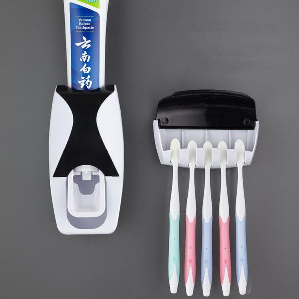 toothbrush holders automatic toothpaste dispenser wall mount dust-proof holder squeezer portable storage rack bathroom accessories set
toothbrush holders automatic toothpaste dispenser wall mount dust-proof holder squeezer portable storage rack bathroom accessories set