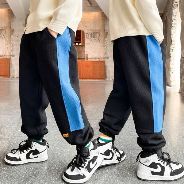 trousers spring fall clothes kids fashion sport for teen school boy side striped sportwear pants elastic waist black sweatpants, Blue
trousers spring fall clothes kids fashion sport for teen school boy side striped sportwear pants elastic waist black sweatpants, Blue