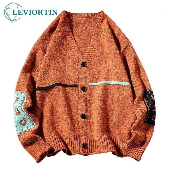men's sweaters harajuku sweater oversize streetwear korean fashion cardigan pullover for men knitted coat masculino, White;black
men's sweaters harajuku sweater oversize streetwear korean fashion cardigan pullover for men knitted coat masculino, White;black