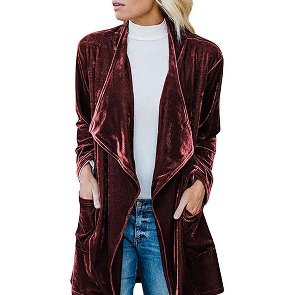 women's trench coats 2021 autumn winter velvet blazers jacket fashion slim long-sleeved suit casual coat cardigan, Tan;black
women's trench coats 2021 autumn winter velvet blazers jacket fashion slim long-sleeved suit casual coat cardigan, Tan;black