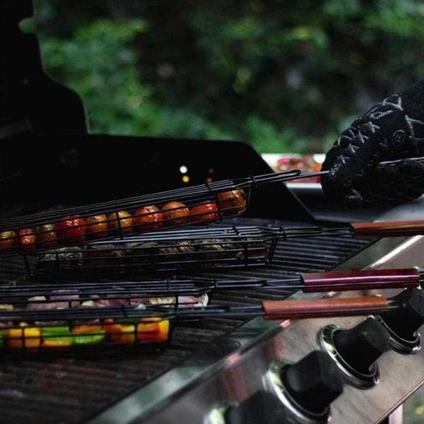 tools & accessories portable kabob bbq grilling basket steel nonstick barbecue grill mesh kitchen
tools & accessories portable kabob bbq grilling basket steel nonstick barbecue grill mesh kitchen