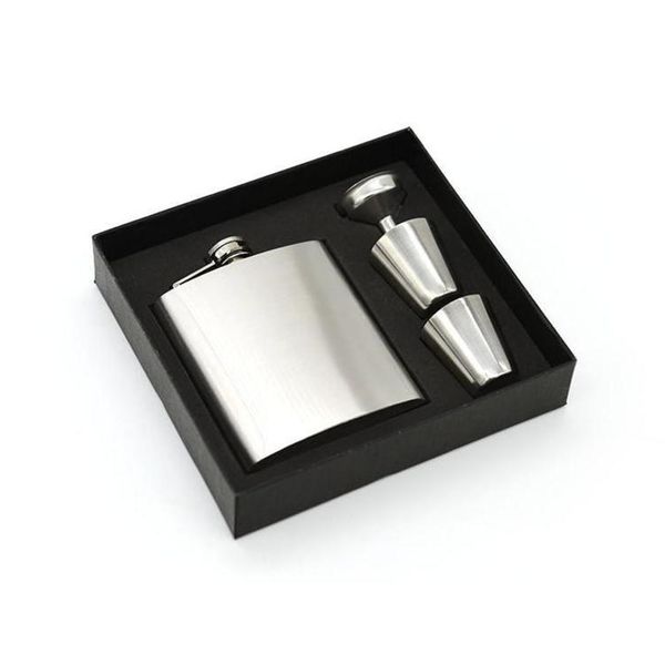 50pcs/lot fashion 7 oz stainless steel hip flask men carry flagon gift set men's gift ent wholesale
50pcs/lot fashion 7 oz stainless steel hip flask men carry flagon gift set men's gift ent wholesale