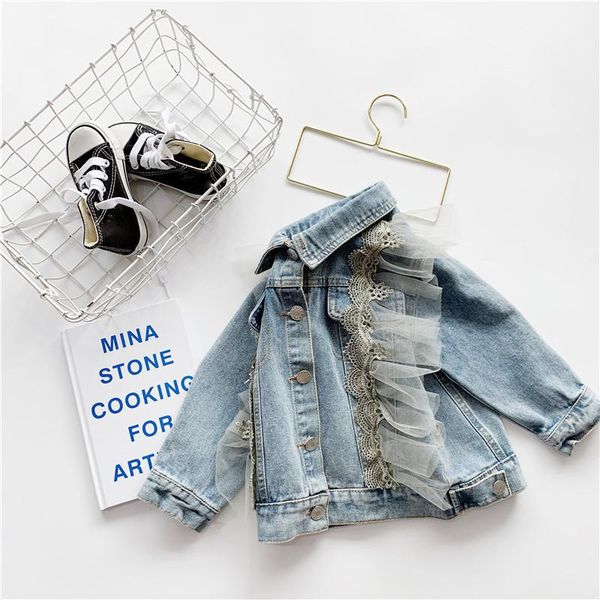 jackets children autumn coat, gauze stitching shirt-collar long sleeve button-open denim jacket for girls, 2-8 years, Blue;gray
jackets children autumn coat, gauze stitching shirt-collar long sleeve button-open denim jacket for girls, 2-8 years, Blue;gray