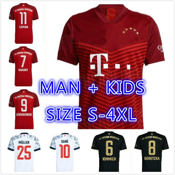 size s-4xl 21 22 soccer jersey lewandowski sane 2021 2022 football shirt hernandez goretzka gnabry camisa de futebol thailand men kids kits, Black;yellow
size s-4xl 21 22 soccer jersey lewandowski sane 2021 2022 football shirt hernandez goretzka gnabry camisa de futebol thailand men kids kits, Black;yellow
