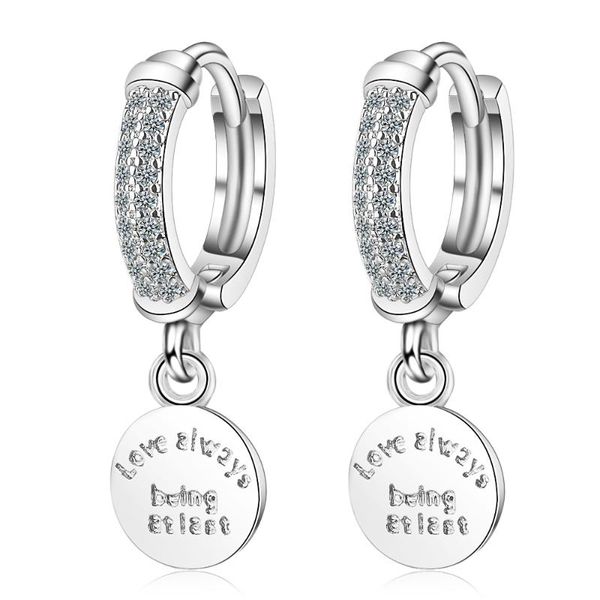 hoop & huggie 925 sterling silver earrings round brand zircon for women jewelry gifts, Golden;silver
hoop & huggie 925 sterling silver earrings round brand zircon for women jewelry gifts, Golden;silver