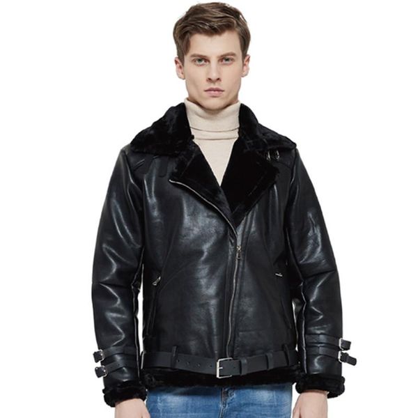 thicken mens winter coats warm suede fleece leather fur jackets men veste russian jacket motor streetwear clothes men's, Black;brown
thicken mens winter coats warm suede fleece leather fur jackets men veste russian jacket motor streetwear clothes men's, Black;brown