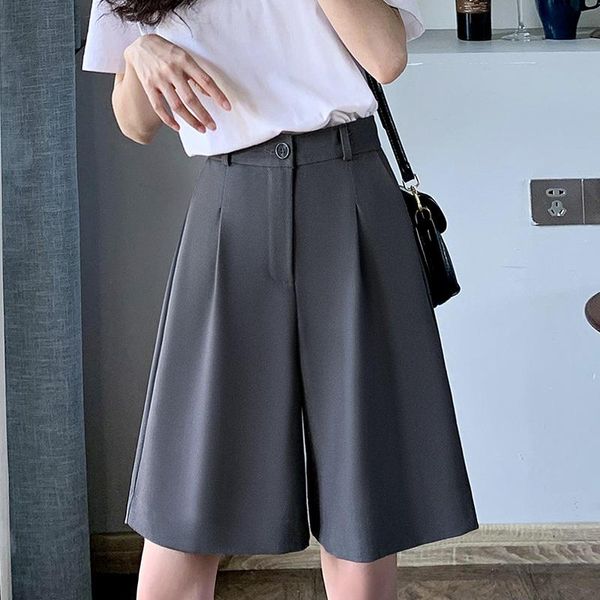 fashion high waist women shorts casual half- length sashes belted loose pockets 2021 spring summer women's, White;black
fashion high waist women shorts casual half- length sashes belted loose pockets 2021 spring summer women's, White;black