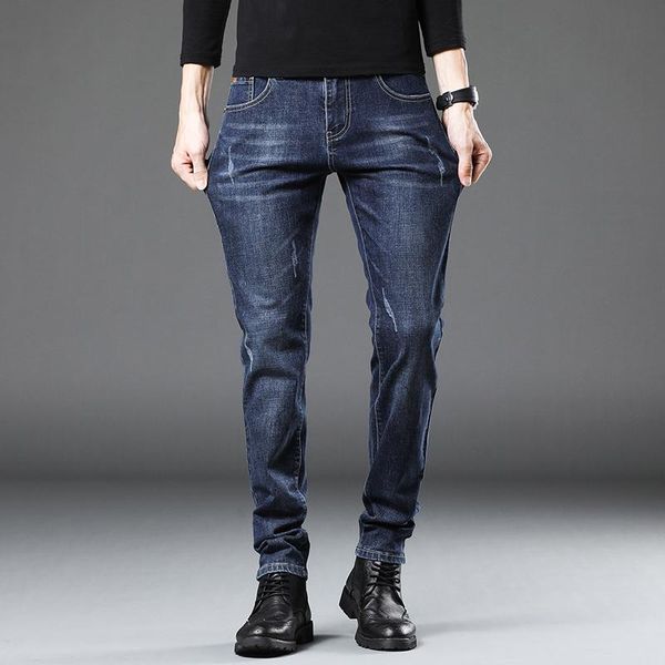 men's jeans brand fashion business casual stretch slim classic trousers denim pants male black blue
men's jeans brand fashion business casual stretch slim classic trousers denim pants male black blue