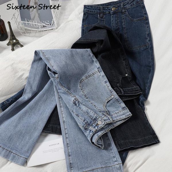women's jeans high waisted y2k pants wide leg korean style pocket design straight trousers streetwear boyfriend for women, Blue
women's jeans high waisted y2k pants wide leg korean style pocket design straight trousers streetwear boyfriend for women, Blue