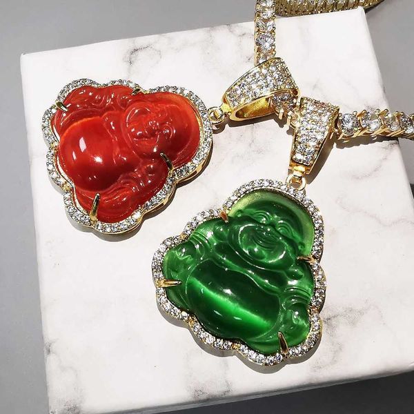 multicolor buddha pendant aaa cubic zircon necklace with tennis chain hip hop punk jewelry gifts x0707, Silver
multicolor buddha pendant aaa cubic zircon necklace with tennis chain hip hop punk jewelry gifts x0707, Silver