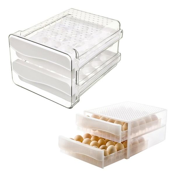 storage bottles & jars double layer refrigerator egg fresh box drawer type container organizer for er kitchen accessories
storage bottles & jars double layer refrigerator egg fresh box drawer type container organizer for er kitchen accessories