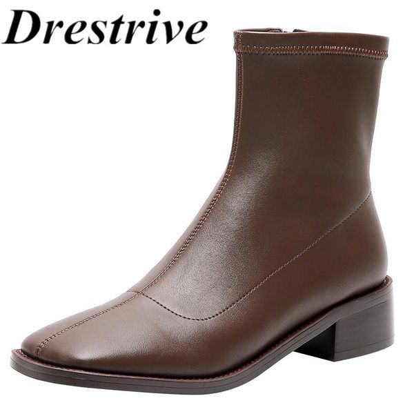 boots drestrive woman ankle mid heels zipper square toe elastic fabric thick heel black 2021 autumn classics winter
boots drestrive woman ankle mid heels zipper square toe elastic fabric thick heel black 2021 autumn classics winter