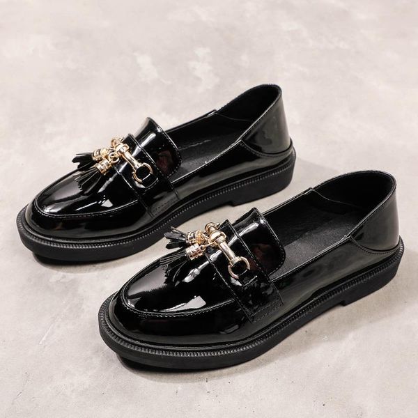 dress shoes british style metal decoration women casual tassele female creepers ladies basic, Black
dress shoes british style metal decoration women casual tassele female creepers ladies basic, Black