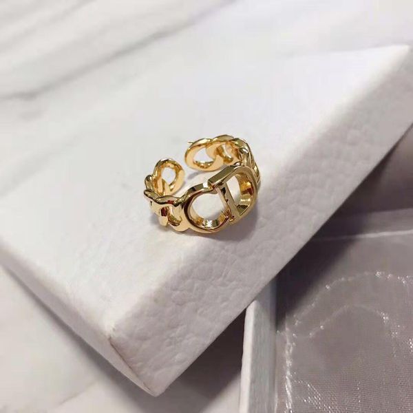 aaa designer jewelry new letter ring simple opening hand decoration personality fashion women ioe9, Silver
aaa designer jewelry new letter ring simple opening hand decoration personality fashion women ioe9, Silver