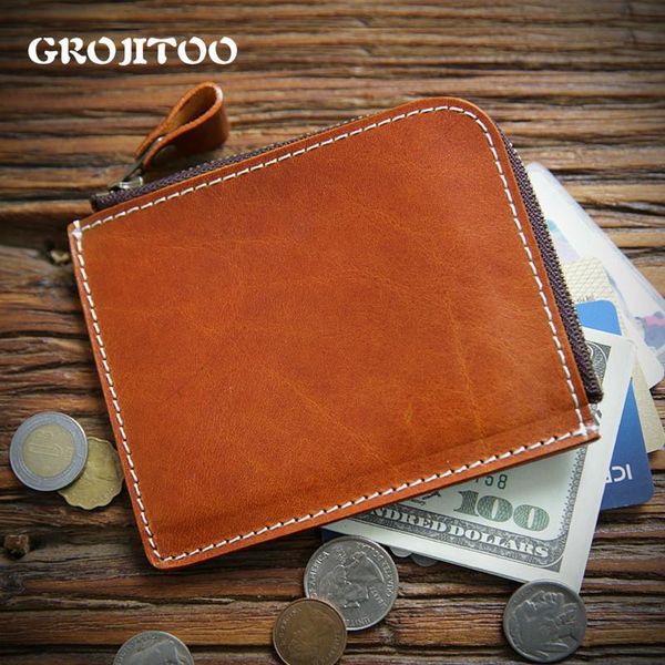 men's wallet short genuine leather pull certificate coin purse first layer vegetable tanned cowhide wallets, Red;black
men's wallet short genuine leather pull certificate coin purse first layer vegetable tanned cowhide wallets, Red;black