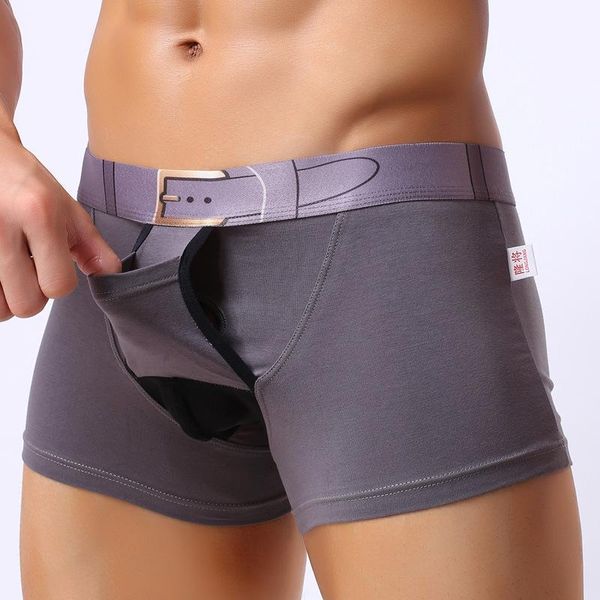 underpants men open crotch boxers hollow openable panties cotton stage u convex pouch gay wear jockstrap fetish erotic lingerie f11, Black;white
underpants men open crotch boxers hollow openable panties cotton stage u convex pouch gay wear jockstrap fetish erotic lingerie f11, Black;white