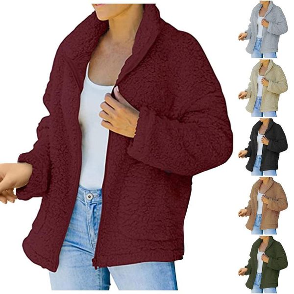 women's hoodies & sweatshirts women fleece teddy zipper solid pocket hooded coat winter warm wool zip-up cotton outwear casual sweatshi, Black
women's hoodies & sweatshirts women fleece teddy zipper solid pocket hooded coat winter warm wool zip-up cotton outwear casual sweatshi, Black