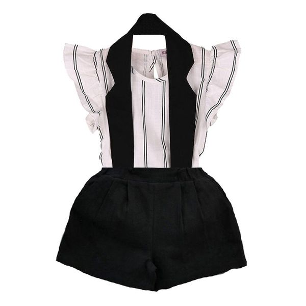 clothing sets 2021 summer children's suit girl clothes set striped printed +rompers 2pcs kids children outfits, White
clothing sets 2021 summer children's suit girl clothes set striped printed +rompers 2pcs kids children outfits, White