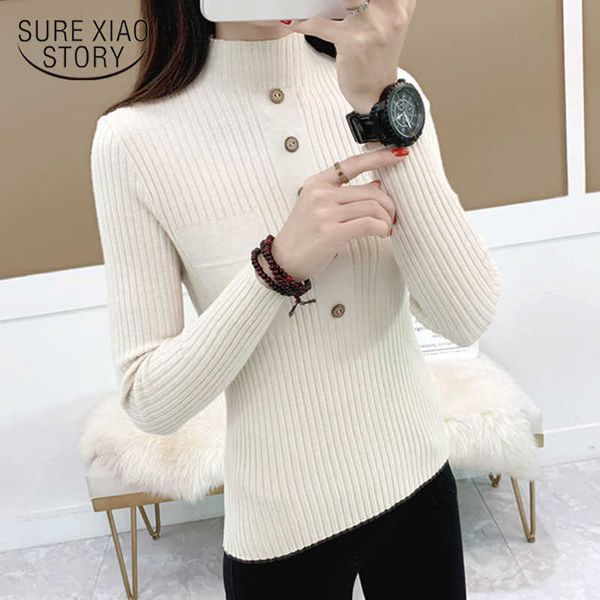 autumn winter solid sweaters for women slim half-collar sweater vest casual turtleneck pullover knitted women sweaters 11040 210528, White;black
autumn winter solid sweaters for women slim half-collar sweater vest casual turtleneck pullover knitted women sweaters 11040 210528, White;black