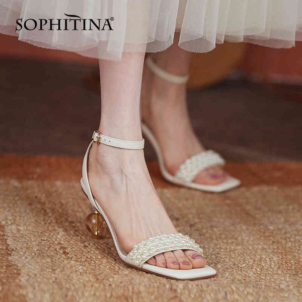 sophitina luxury beaded women's sandals handmade fashion strange style heel lady shoes open toe ankle buckle female shoes ao718 210513, Black
sophitina luxury beaded women's sandals handmade fashion strange style heel lady shoes open toe ankle buckle female shoes ao718 210513, Black