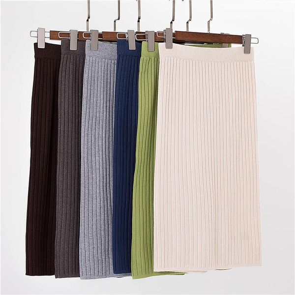 autumn winter women's knit skirt warm thick mid skirts, Black
autumn winter women's knit skirt warm thick mid skirts, Black