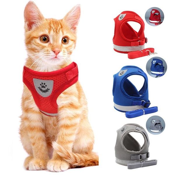 cat collars & leads breathable harness and leash escape proof pet clothes kitten puppy dogs vest adjustable easy control reflective
cat collars & leads breathable harness and leash escape proof pet clothes kitten puppy dogs vest adjustable easy control reflective