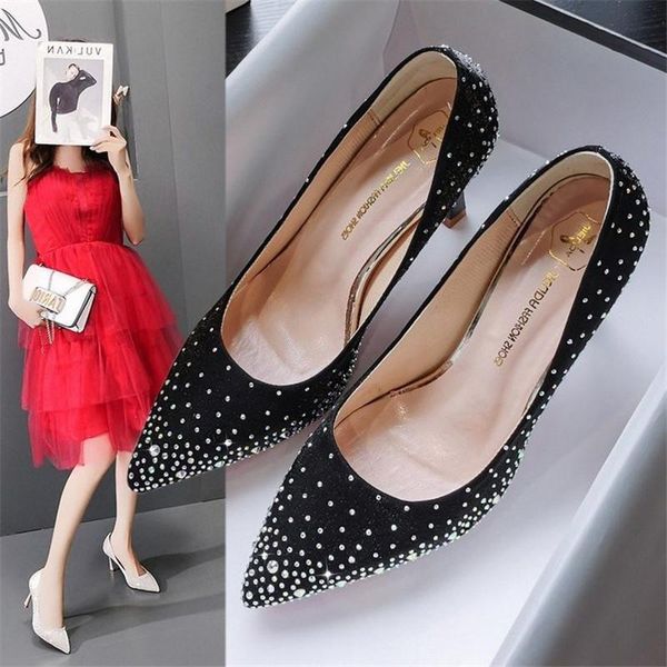 dress shoes 2021 summer pointed toe sequins high heels female fashion wild sandals of the thin breathable women pumps, Black
dress shoes 2021 summer pointed toe sequins high heels female fashion wild sandals of the thin breathable women pumps, Black