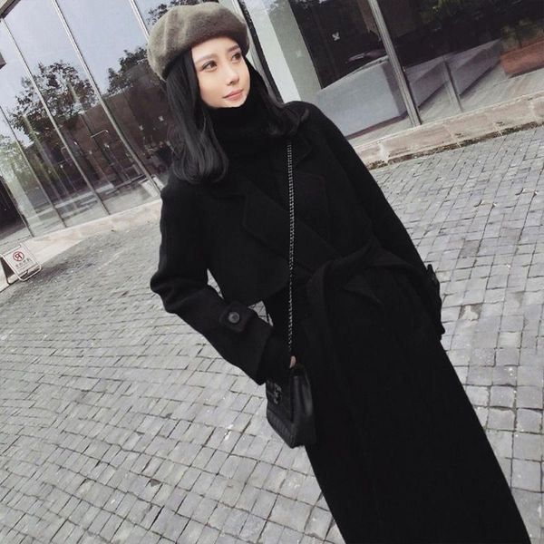 women's wool & blends jackets femme medium-long ladies winter students manteau korean coat pockets parka black jacket
women's wool & blends jackets femme medium-long ladies winter students manteau korean coat pockets parka black jacket