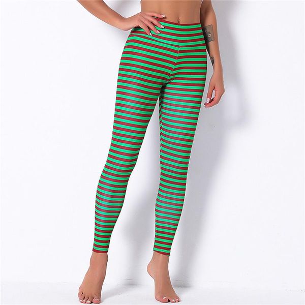 women's leggings green stripes printed mujer christmas gift gym outdoor casual winter pants workout running, Black
women's leggings green stripes printed mujer christmas gift gym outdoor casual winter pants workout running, Black