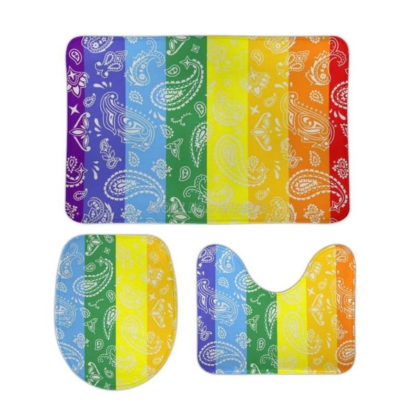 bath mats rainbow paisley 3pcs bathroom set non slip pad floor carpet rug lid toilet cover mat colours spectrum pai
bath mats rainbow paisley 3pcs bathroom set non slip pad floor carpet rug lid toilet cover mat colours spectrum pai