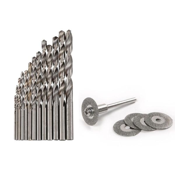 set machine accessories:1 13 in 1 straight shank 1mm to 6.5mm twist drill bits & 22mm emery cutting blades professional
set machine accessories:1 13 in 1 straight shank 1mm to 6.5mm twist drill bits & 22mm emery cutting blades professional