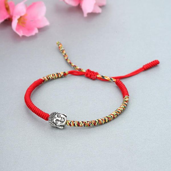 handmade woven diamond knot rope bracelet women buddha head lucky red tibetan stretch qx-30 charm bracelets, Golden;silver
handmade woven diamond knot rope bracelet women buddha head lucky red tibetan stretch qx-30 charm bracelets, Golden;silver