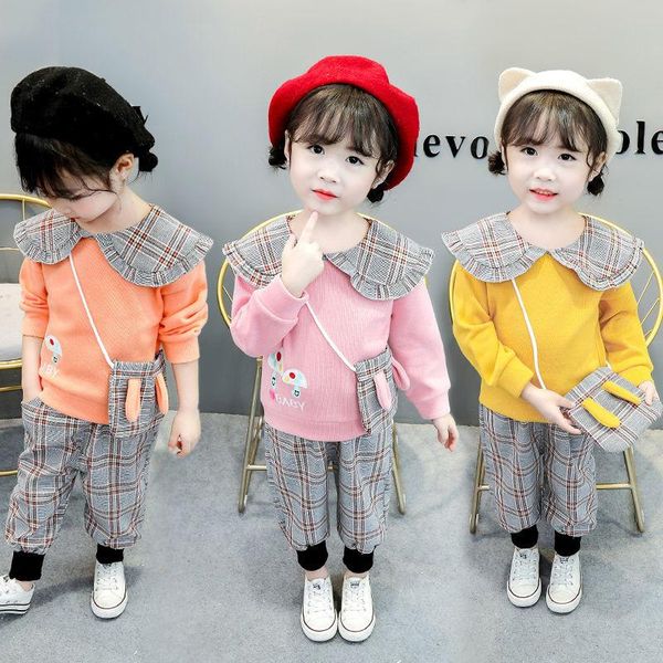 clothing sets spring baby girls infant clothes suits casual sport cartoon t shirt plaid pants 2pcs/sets kid child toddler tracksuits, White
clothing sets spring baby girls infant clothes suits casual sport cartoon t shirt plaid pants 2pcs/sets kid child toddler tracksuits, White