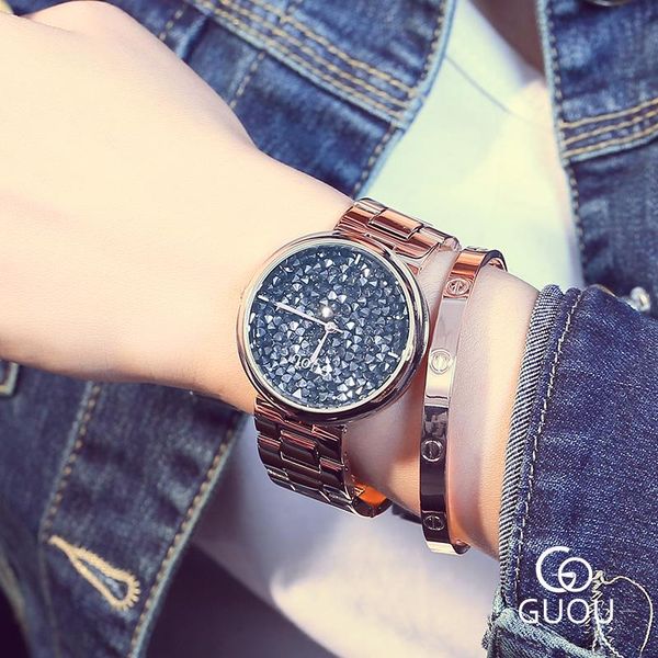 wristwatches steel belt rhinestone large dial diamond face fashion women's watch without there is no scale, Slivery;brown
wristwatches steel belt rhinestone large dial diamond face fashion women's watch without there is no scale, Slivery;brown