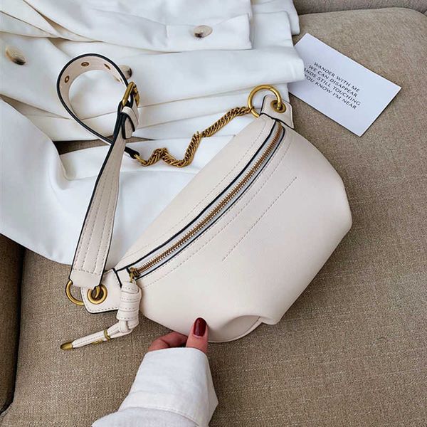 fashion simple beige fanny pack for women solid color pu leather belt waist bags chain chest sling crossbody bags summer 210719
fashion simple beige fanny pack for women solid color pu leather belt waist bags chain chest sling crossbody bags summer 210719