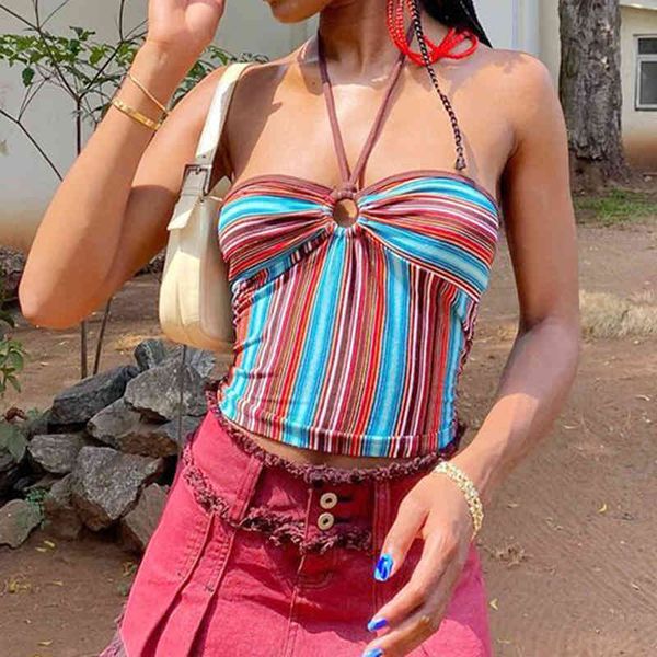 lucyever women's striped off shoulder camis summer backless short beach vest woman casual streetwear tanks female 210521, White
lucyever women's striped off shoulder camis summer backless short beach vest woman casual streetwear tanks female 210521, White