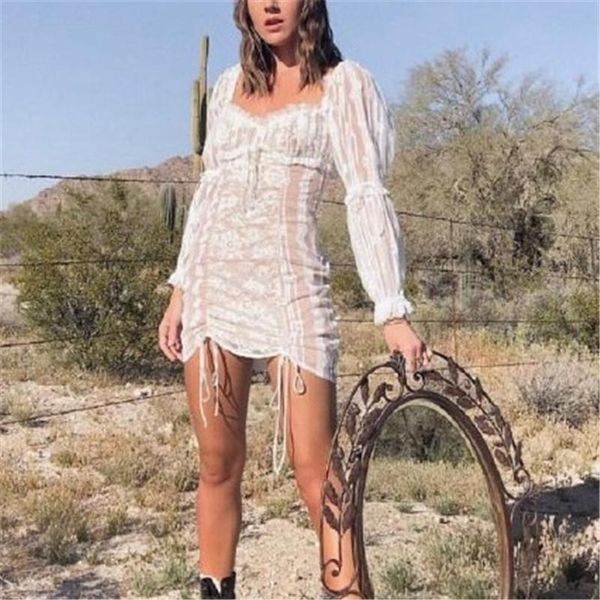 casual dresses cbafu white summer women dress ruffles embroidery lace up backless party hollow out see through beach n411, Black;gray
casual dresses cbafu white summer women dress ruffles embroidery lace up backless party hollow out see through beach n411, Black;gray