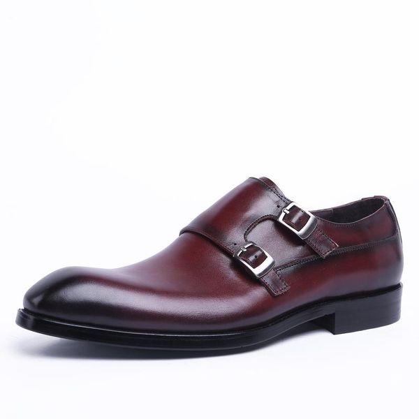 fashion black / brown double monk strap shoes mens business dress genuine leather wedding boys formal prom
fashion black / brown double monk strap shoes mens business dress genuine leather wedding boys formal prom