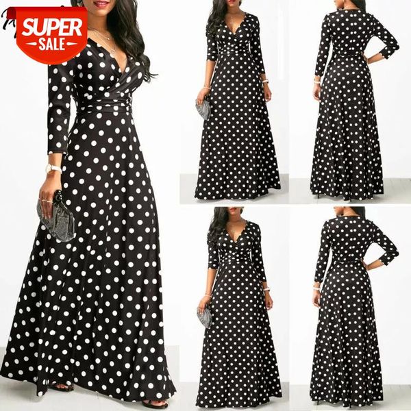 women's fashion boho polka dot printed long dress v-neck tie belt sleeve high waisted fitting beach casual sundress #le1x, White;black
women's fashion boho polka dot printed long dress v-neck tie belt sleeve high waisted fitting beach casual sundress #le1x, White;black