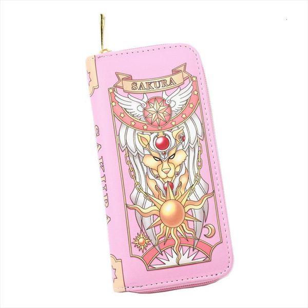 arrival carteira sakura card captor wallet the clow long pink and red wine color women purse free, Red;black
arrival carteira sakura card captor wallet the clow long pink and red wine color women purse free, Red;black