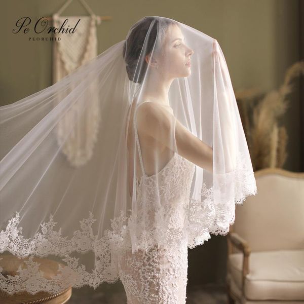 bridal veils peorchid 90cm two layers veil for wedding with comb accessories lace edge appliqued tulle short, Black
bridal veils peorchid 90cm two layers veil for wedding with comb accessories lace edge appliqued tulle short, Black
