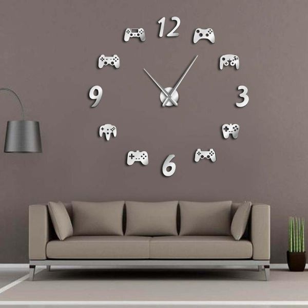 wall clocks video game controllers diy large e-sport clock room decor modern design freamless giant watch
wall clocks video game controllers diy large e-sport clock room decor modern design freamless giant watch