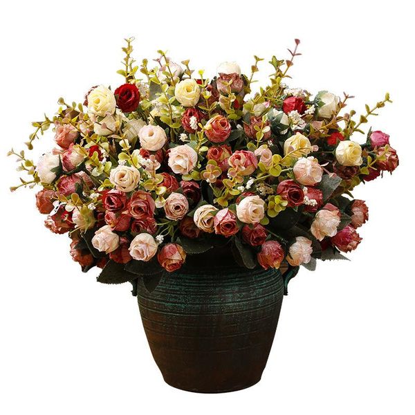 decorative flowers & wreaths 1bouquet 21 flower heads artificial roses tiny fake wedding party home office garden fall decor decoration
decorative flowers & wreaths 1bouquet 21 flower heads artificial roses tiny fake wedding party home office garden fall decor decoration