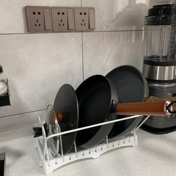 hooks & rails kitchen pot cover rack 2/4 cells anti-fall pp iron drying pan lid rest stand spoon holder small space cabinets
hooks & rails kitchen pot cover rack 2/4 cells anti-fall pp iron drying pan lid rest stand spoon holder small space cabinets