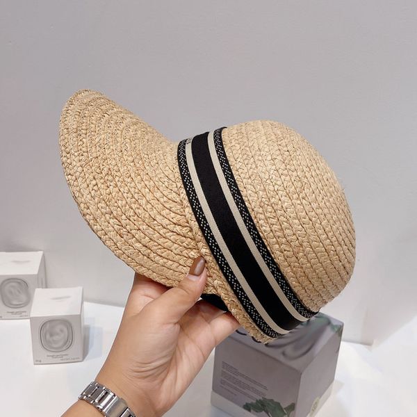 fashion women straw hat fitted baseball cap designers caps hats women stripe casquette luxurys brands 2105143sx, Blue;gray
fashion women straw hat fitted baseball cap designers caps hats women stripe casquette luxurys brands 2105143sx, Blue;gray