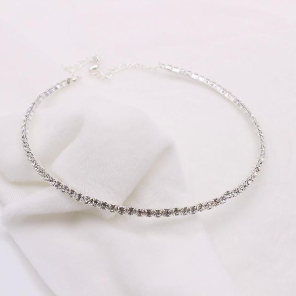 chokers wedding bridal choker multi-lay row rhinestone crystal necklace silver plated jewelry for women necklaces elegant girl love gift, Golden;silver
chokers wedding bridal choker multi-lay row rhinestone crystal necklace silver plated jewelry for women necklaces elegant girl love gift, Golden;silver