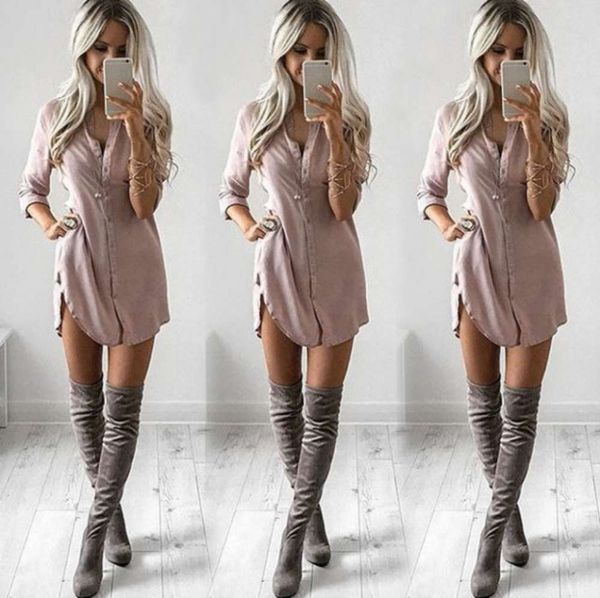 dresses shirt summer loose long sleeve blouse casual dress women shirts n0hf, Black;gray
dresses shirt summer loose long sleeve blouse casual dress women shirts n0hf, Black;gray