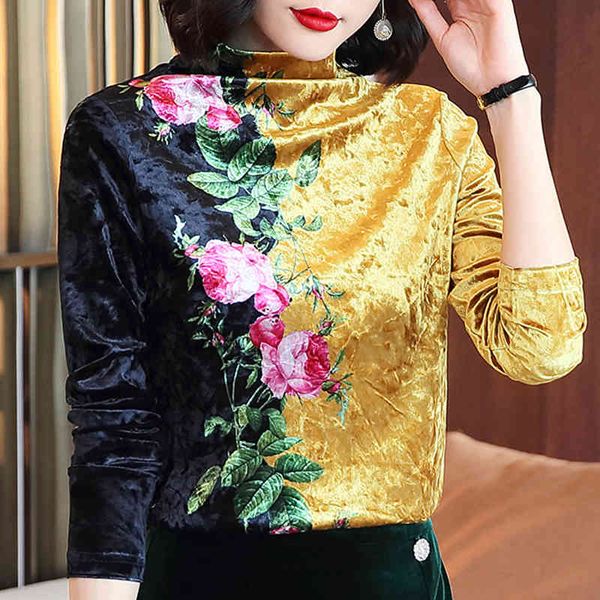 long sleeve blouse women blusas mujer de moda winter clothes women turtleneck print velour blouse shirt lady blusa e42 210426, White
long sleeve blouse women blusas mujer de moda winter clothes women turtleneck print velour blouse shirt lady blusa e42 210426, White