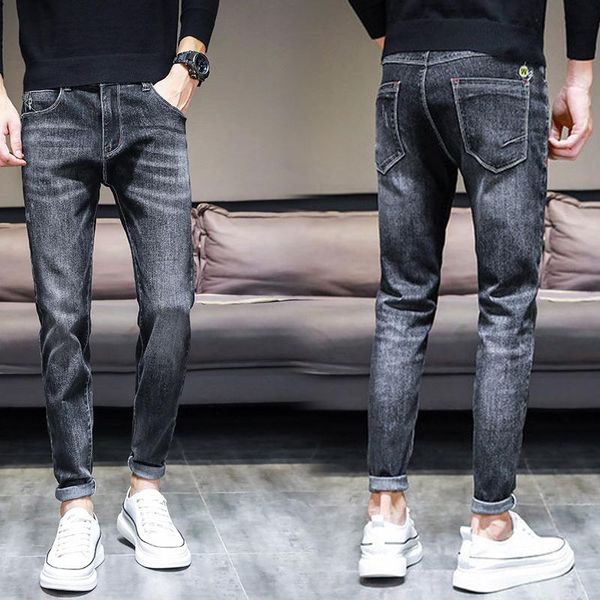 men's jeans high-end fashion brand stretch slim pants casual all-match 2021 trousers autumn and winter, Blue
men's jeans high-end fashion brand stretch slim pants casual all-match 2021 trousers autumn and winter, Blue
